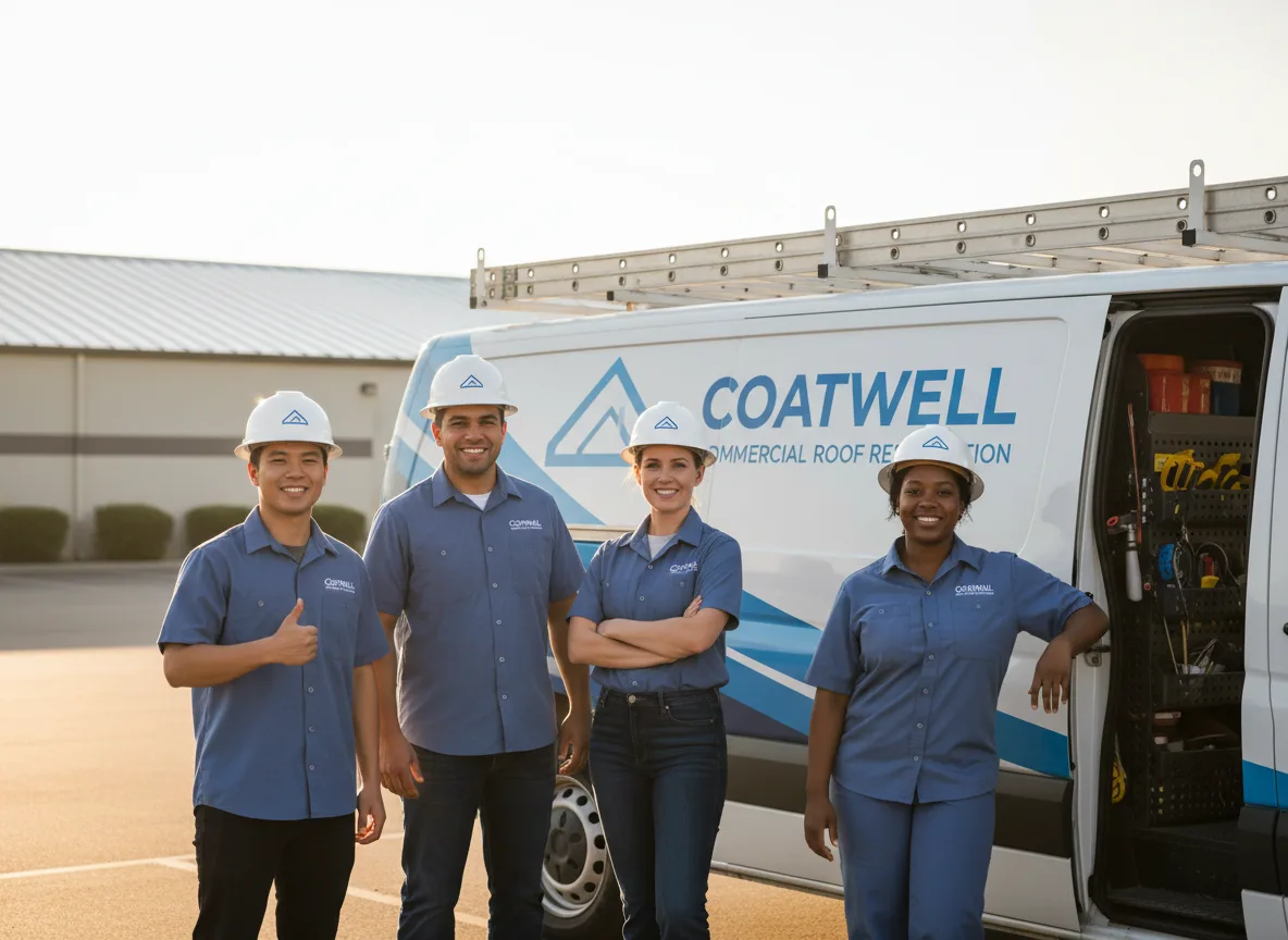 Commercial roof coating company in Tyndall, SD